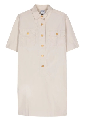 Celine Pre-Owned 1980s cotton dress - Neutrals
