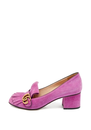 Gucci Pre-Owned GG Marmont pumps - Purple