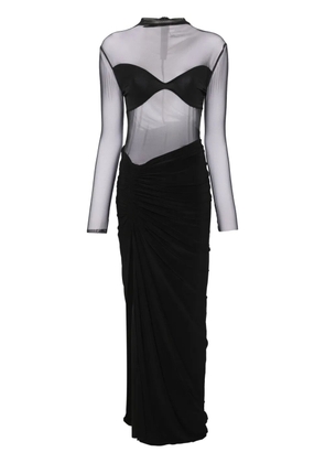 Atu Body Couture ruched maxi dress - Black