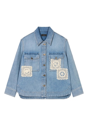 Alanui Island’s Diary denim overshirt - Blue