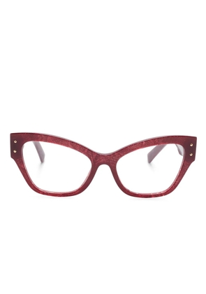 Dolce & Gabbana Eyewear cat eye glasses - Red