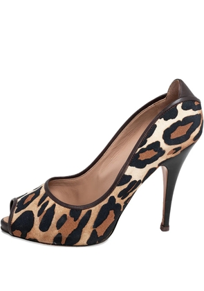 Giuseppe Zanotti Vintage 105mm leopard-print pumps - Brown