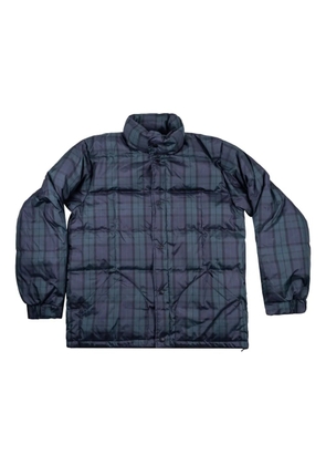 Stüssy plaid puffer shirt jacket - Blue