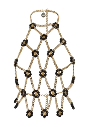 Noir Kei Ninomiya Daisy chain harness - Gold