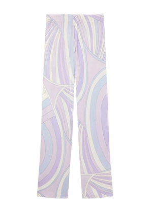PUCCI Iride-print trousers - Purple