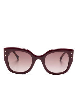 Carolina Herrera butterfly-frame sunglasses - Red
