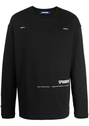 Spoonyard Snow Mountain cotton T-shirt - Black