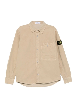 Stone Island Compass-badge shirt - Neutrals