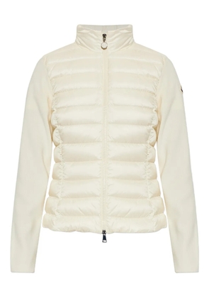 Moncler quilted panelled jacket - Neutrals
