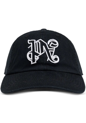 Palm Angels monogram baseball cap - Black