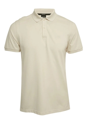 BOSS cotton polo shirt - Neutrals