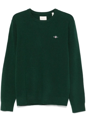 Gant fine-knit sweater - Green