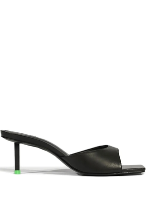 Schutz 70mm Dethalia Pin square-toe heeled sandals - Black