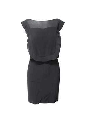 SANDRO pleated-detail dress - Black