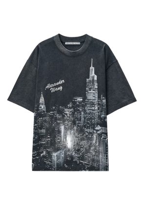 Alexander Wang graphic-print T-shirt - Black