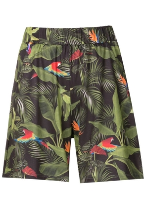 Lygia & Nanny Lara botanical-print shorts - Green