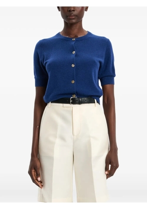 arch4 short-sleeve cardigan - Blue