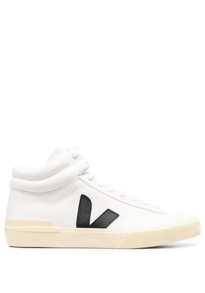 VEJA logo-patch hi-top sneakers - White