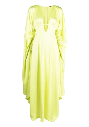 Cult Gaia Winona satin-finish long dress - Green