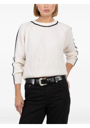 Autumn Cashmere ribbed-knit sweater - White