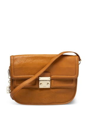 DKNY Vintage pre-owned leather shoulder bag - Brown