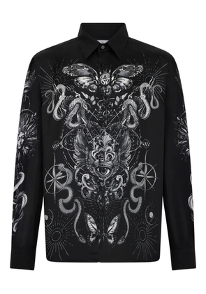 Philipp Plein printed silk shirt - Black