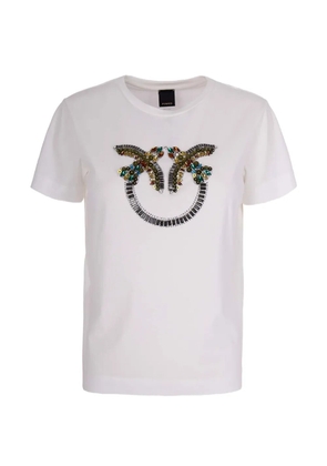 PINKO appliqué T-shirt - White