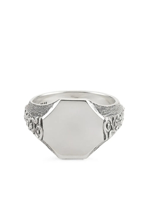 Emanuele Bicocchi brushed-finish ring - Silver
