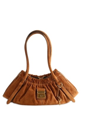 Marc Jacobs Cristina ruched tote bag - Brown