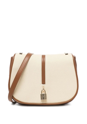 V°73 logo-engraved satchel bag - Neutrals