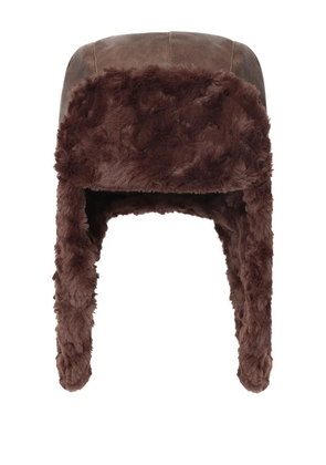 Unreal Fur Amelia shearling hat - Brown