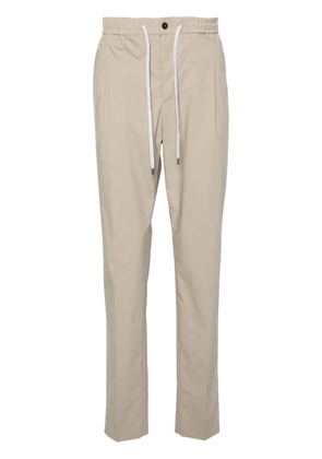 PT Torino drawstring-waist poplin chinos - Neutrals