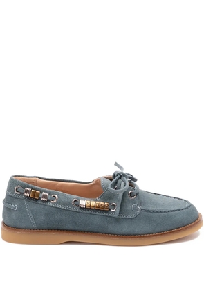PINKO lace-up fastening loafers - Blue