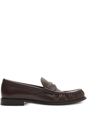 Burberry Cadet leather loafers - Brown