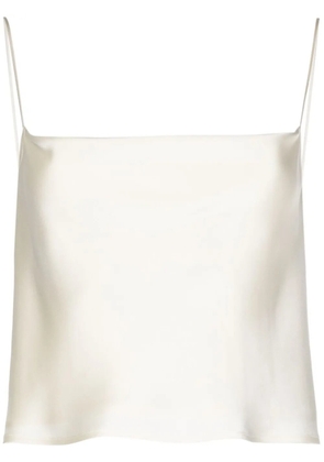 LAPOINTE high-shine finish top - White
