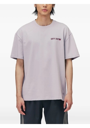 Off Duty good morning goodbye T-shirt - Purple