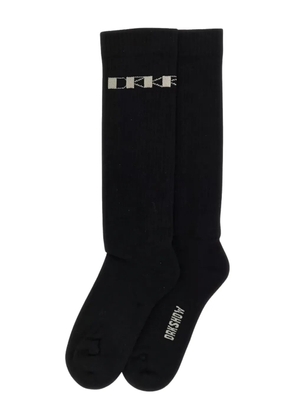 Rick Owens DRKSHDW logo-jacquard socks - Black