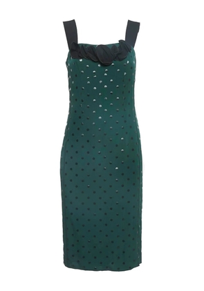 Marc Jacobs Vintage polka dot ruffled dress - Green
