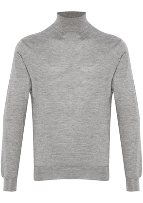 Cruciani mélange-effect sweater - Grey