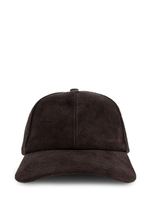 SAMSOE SAMSOE suede baseball cap - Brown