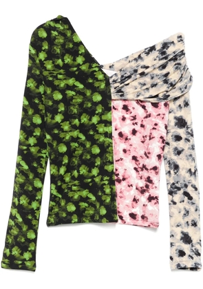 Stine Goya one-shoulder long-sleeve top - Green