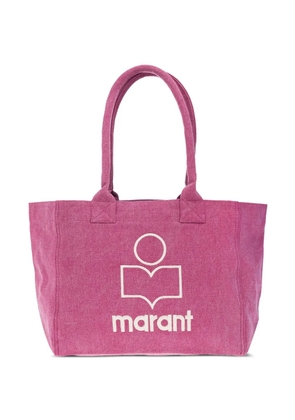 ISABEL MARANT Yenky logo-embroidered tote bag - Pink