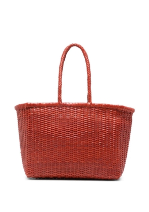 DRAGON DIFFUSION big B Weave woven tote bag - Orange
