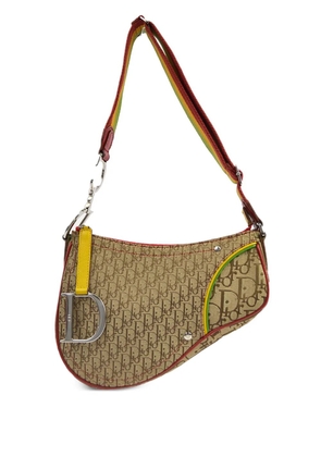 Christian Dior Pre-Owned 2004 Rasta line Saddle shoulder bag - Neutrals