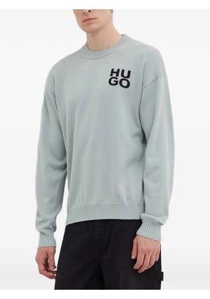 HUGO logo sweater - Blue