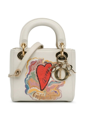 Christian Dior Pre-Owned 2018 x Niki De Saint Phalle Dioramour Mini Lady Dior satchel - White