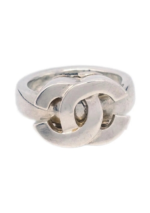 CHANEL Pre-Owned 2001 CC logo ring - Silver