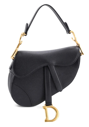 Christian Dior Pre-Owned Saddle Handbag Leather Mini shoulder bag - Black