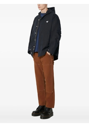 Human Made logo-print hooded jacket - Black