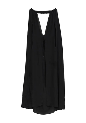 Amir Slama cape maxi dress - Black